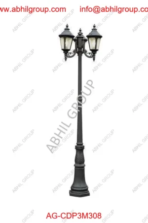Black-Cast-iron-decorative-pole-AG-CDP3M308
