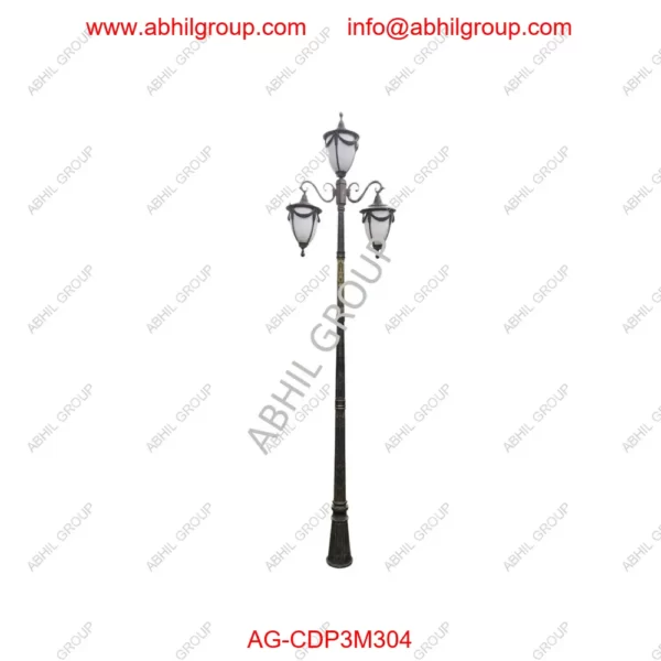 CI-Decorative-pole-with-3-lights-AG-CDP3M304