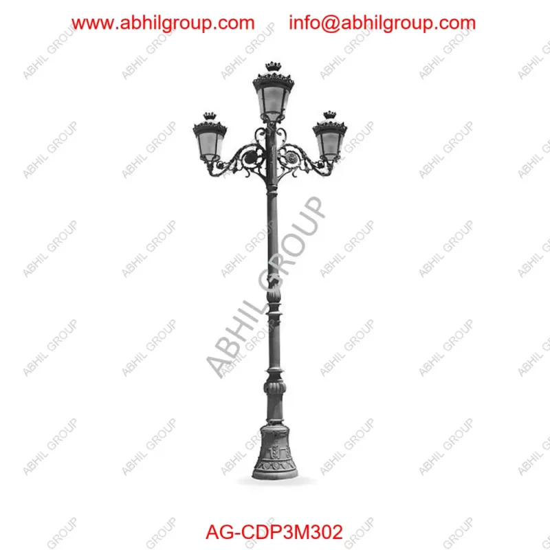 Cate-iron-decorative-pole-AG-CDP3M302