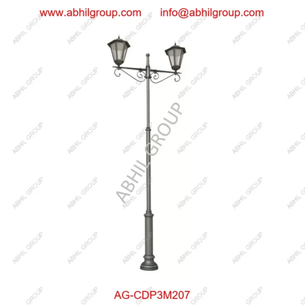 Double-Post-Top-Lamp-AG-CDP3M207